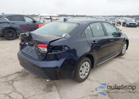 2025 Toyota Corolla Le from USA, damaged, VIN 5YFB4MDE5SP239238